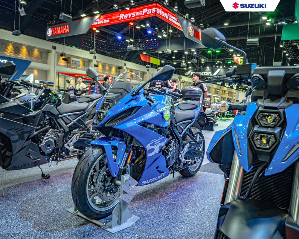 Suzuki ซูซูกิ จัดเต็มกับตำนานบทใหม่ตอกย้ำว่าเราคือตำนาน ที่งาน MOTOR EXPO 2024 ระหว่างวันที่ 29 พ.ย. - 10 ธ.ค. 2567 ณ อิมแพค ชาเลนเจอร์ 3 เมืองทองธานี